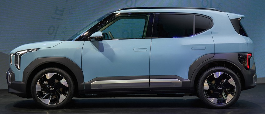 Кроссовер Kia EV2 экстерьер вид первый