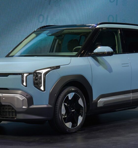 Кроссовер Kia EV2 экстерьер вид третий