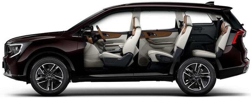 Кроссовер Mahindra XUV 7XO салон вид второй
