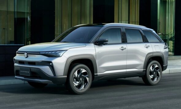 Кроссовер Suzuki Across экстерьер вид третий