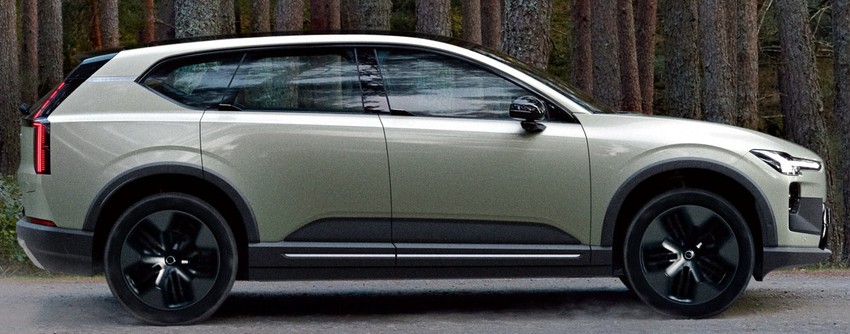 Кроссовер Volvo EX60 экстерьер вид первый